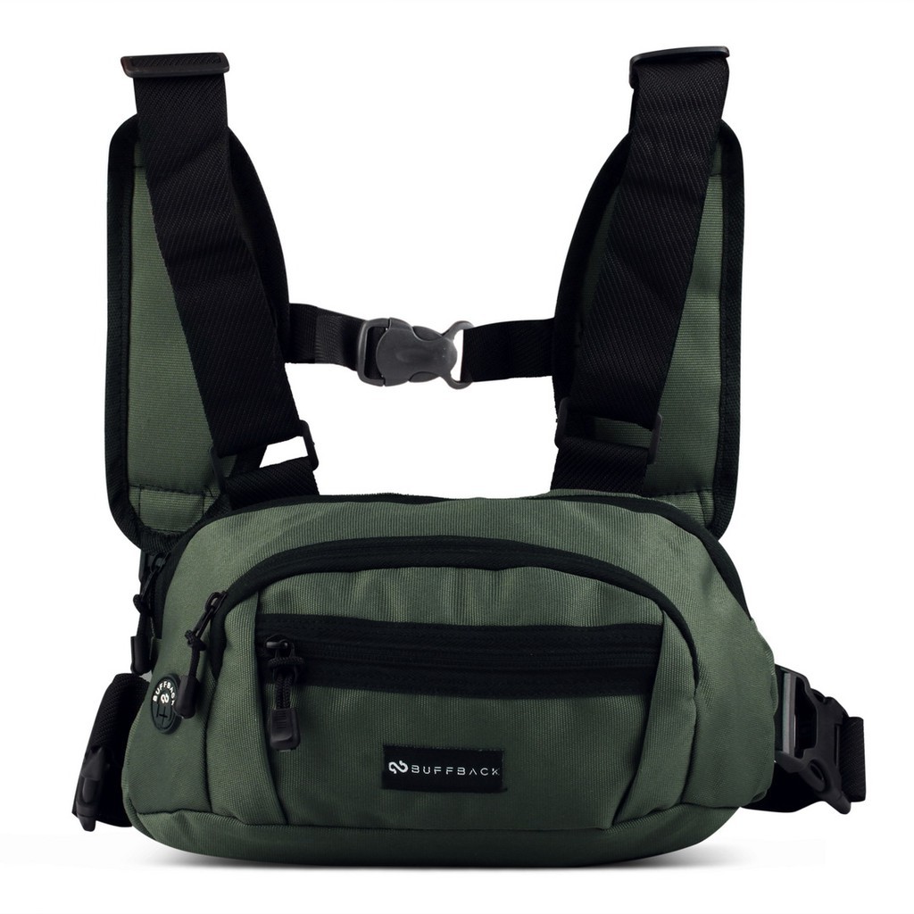 Chest Bag Tas Dada - Selempang Waistbag Premium Buffback F-412AN