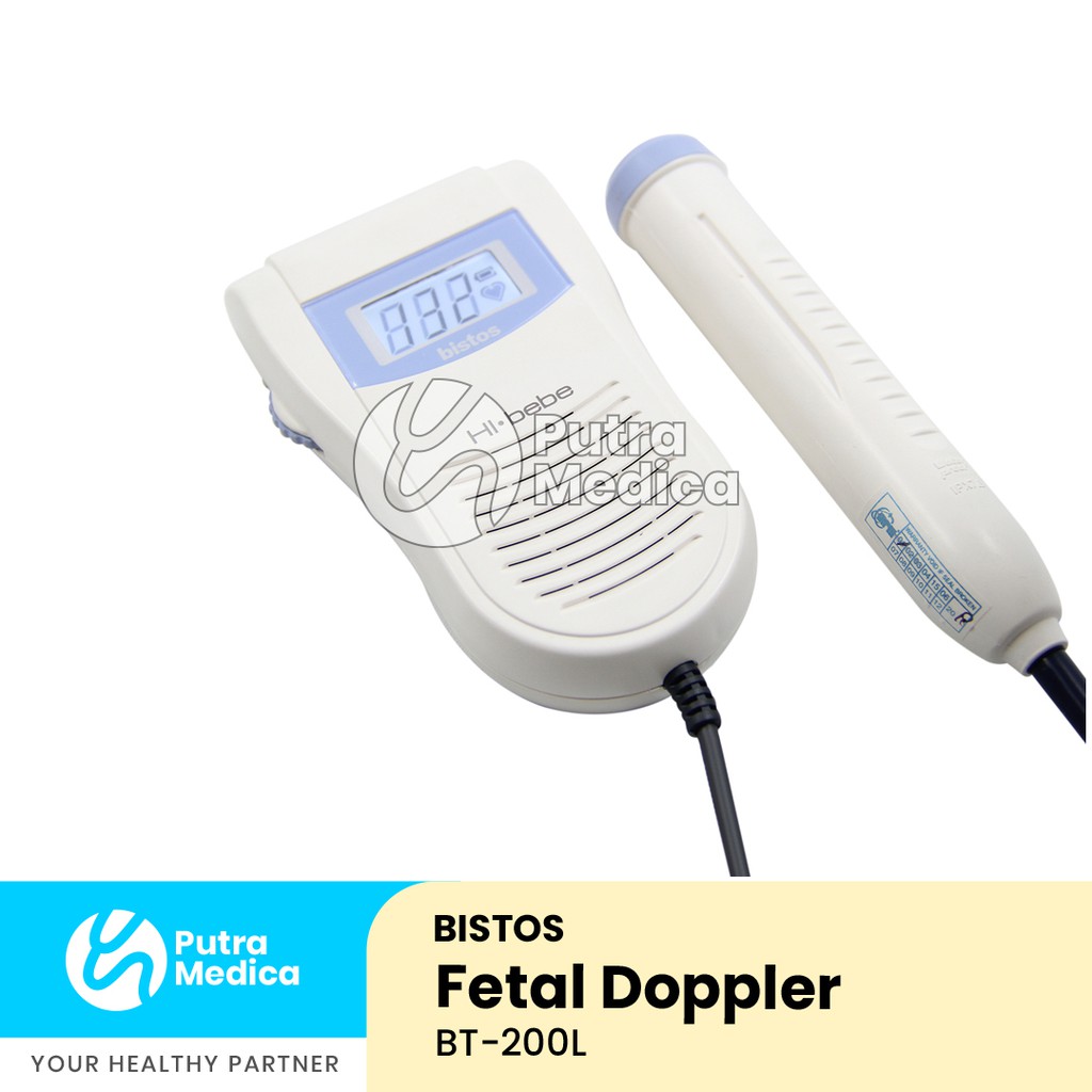 Bistos HI-bebe Fetal Doppler Digital LCD BT200 / Pengukur Denyut Detak Jantung Janin