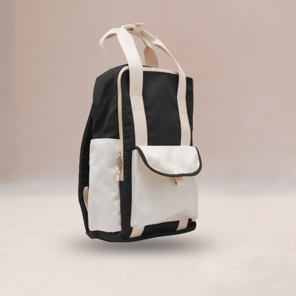 YEPPO MIDNIGHT |MNM X LAZZARDI| Tas Ransel Punggung Wanita Backpack Tas Jinjing ORIGINAL - FREE RAINCOVER