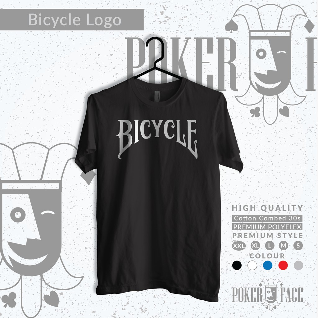 KAOS PREMIUM - Bicycle Playing Card Logo - Poker Face