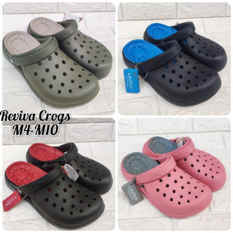 sendal crocs pria/sendal crocs clog/crocs reviva clog