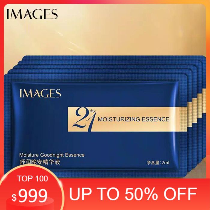 Images 21 Day Moisturizing Moist Glowing Facial Essence Whitening - Biru