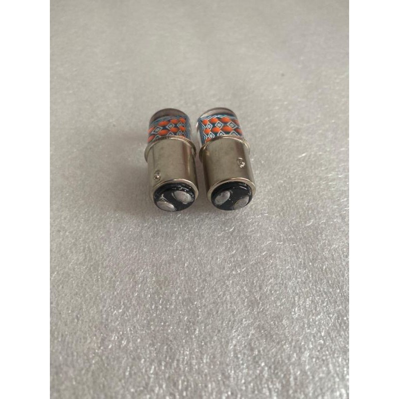 lampu rem mobil motor kaki 2 putar 12 volt nyala DIAM model batik