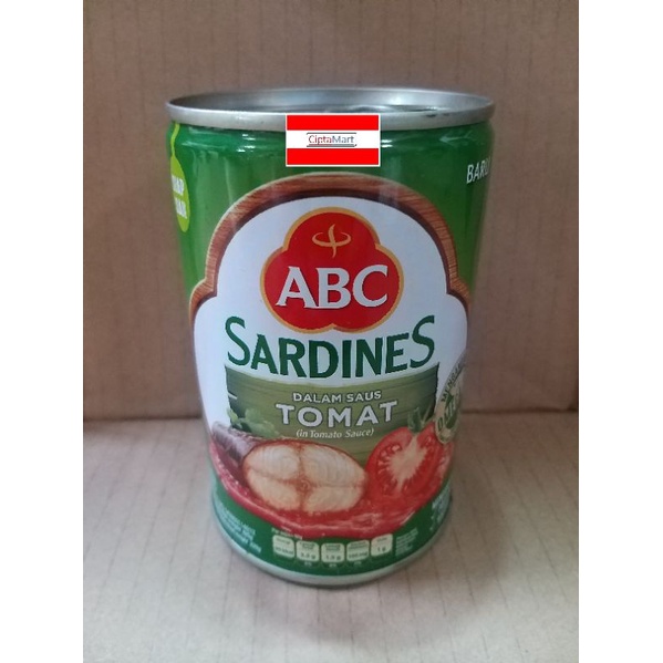 

Sarden ABC Saus Tomat 425gr