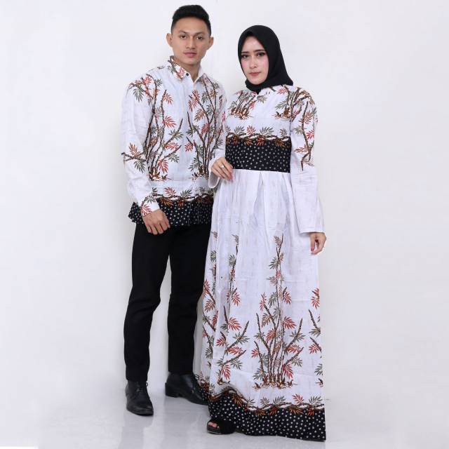 GROSIR COUPLE BATIK GAMIS KEMEJA