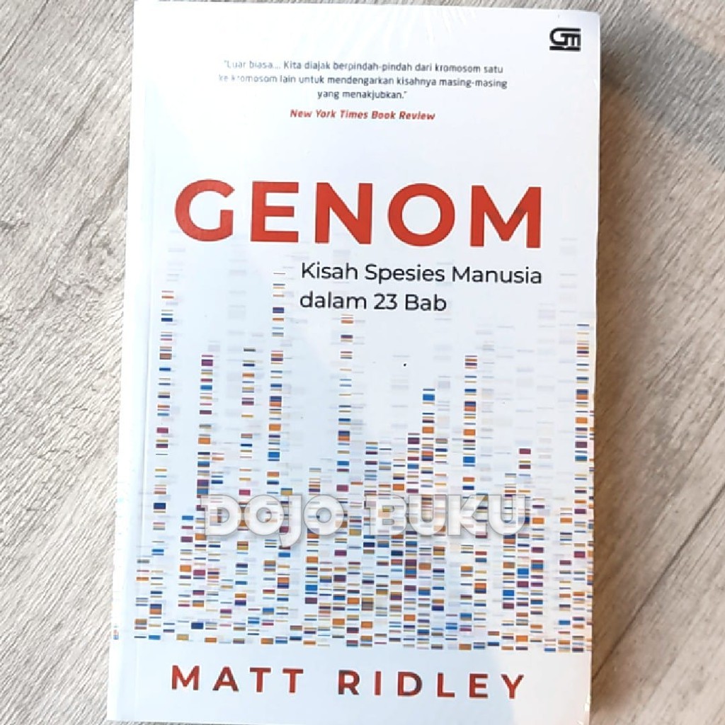 Genom: Kisah Spesies Manusia Dalam 23 Bab (Cover 2021) by Matt Ridley