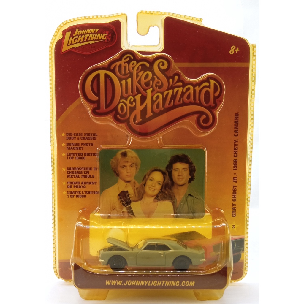 Johnny Lightning The Dukes Of Hazzard 1968 Chevy Camaro 1/64 Minus