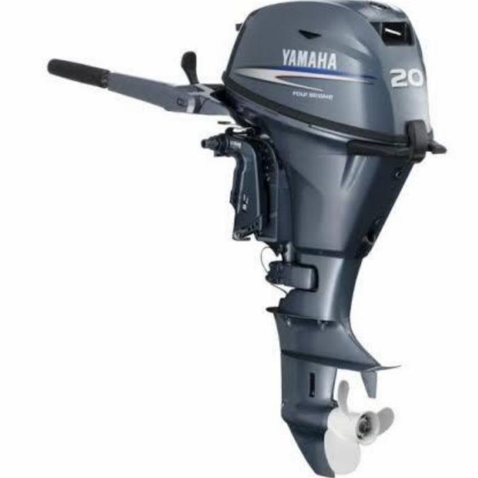Yamaha 20Hp 4Stroke F20Cmhl Mesin Tempel Kapal 20Pk 4Tak