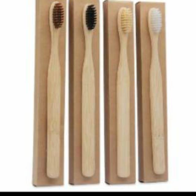 Sikat Gigi Bambu Ramah Lingkungan / Bamboo Toothbrush Go Green