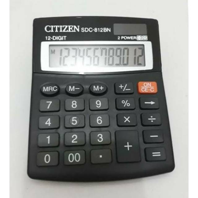 Kalkulator SDC-812BN 12 Digit / 2 Power SDC - 812 BN
