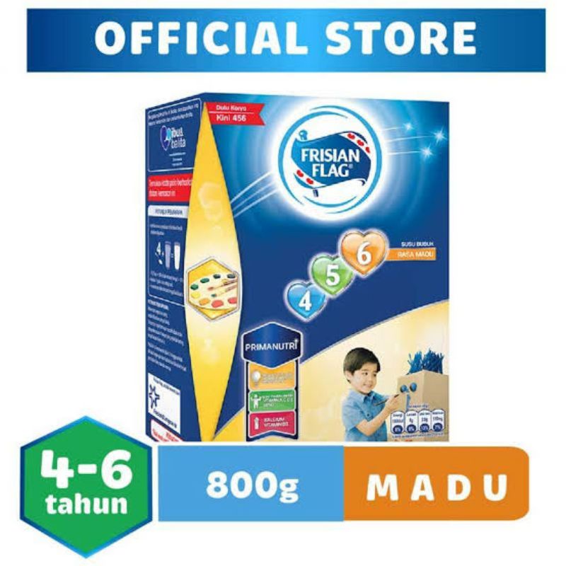 

FRISIAN FLAG 456 Susu Formula Madu 800g