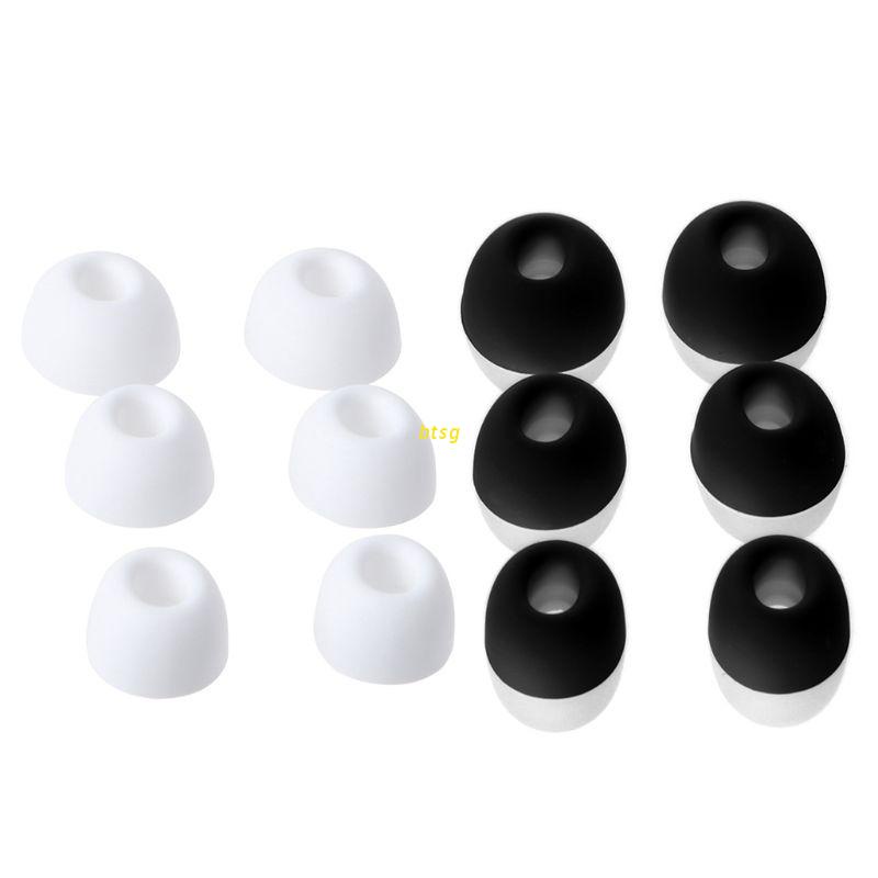 btsg 3Pair Ear Buds Tips Plugs Soft Silicone Earbud In Ear Cover for AirPods Pro