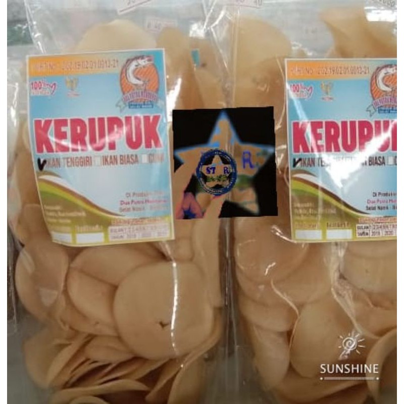 Kerupuk mentah ikan tenggiri