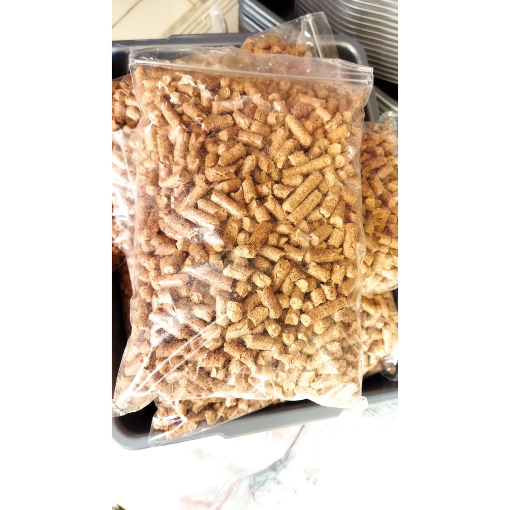 PASIR KAYU KUCING 1 KG Wood Pellet Organik 1kg