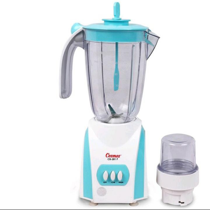 Blender Plastik Cosmos CB 281 P Blender 2 in 1 Blender Plastik Cosmos 281 P