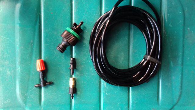 Konektor Selang Pe 7 Mm (1/4 Inch) Ke 11 Mm (3/8 Inch)