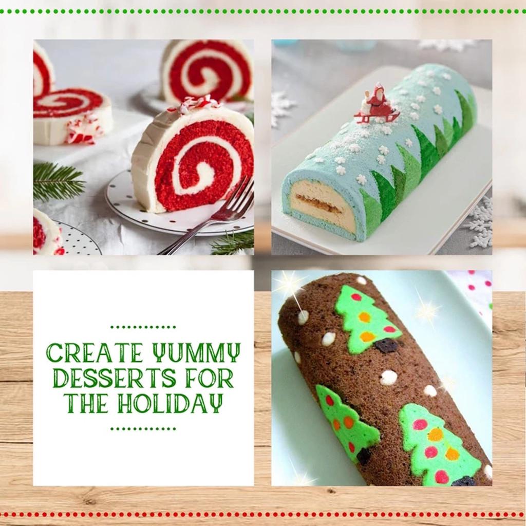 Alas Baking Kue Roll Swiss Roll Bahan Silikon Anti Lengket Untuk Oven Dapur