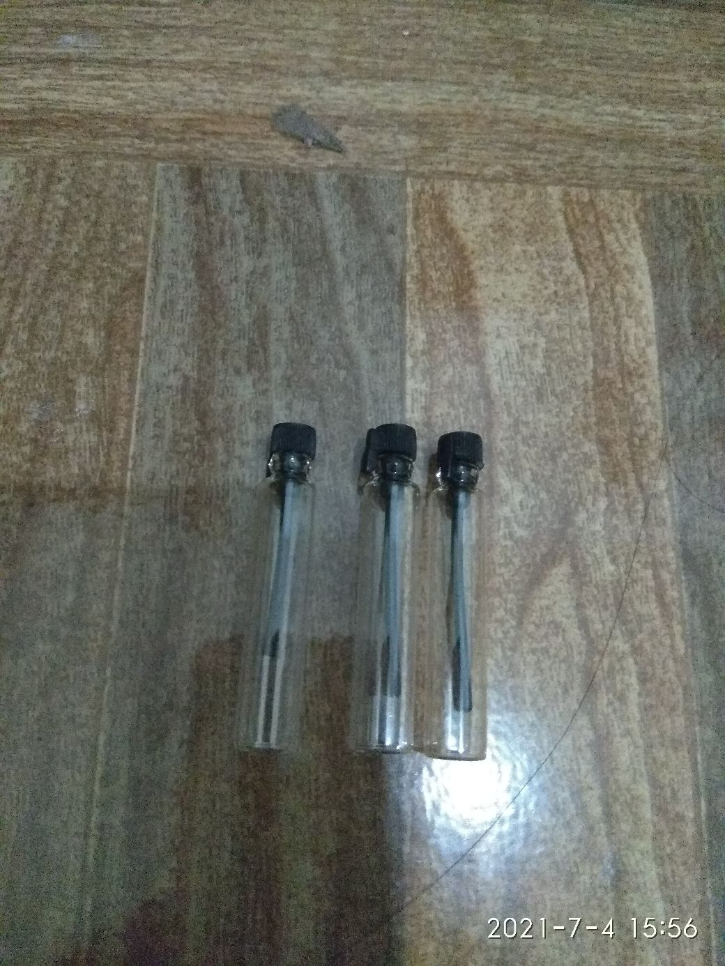 Botol Parfum Penicilin 2ml/botol Tester Lidi/tutup Putih/hitam