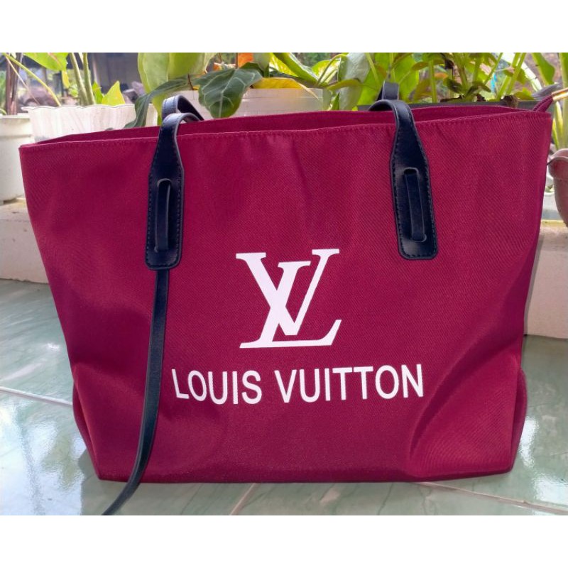 TAS LV MERAH TOTE BAG/TAS MINGGAT