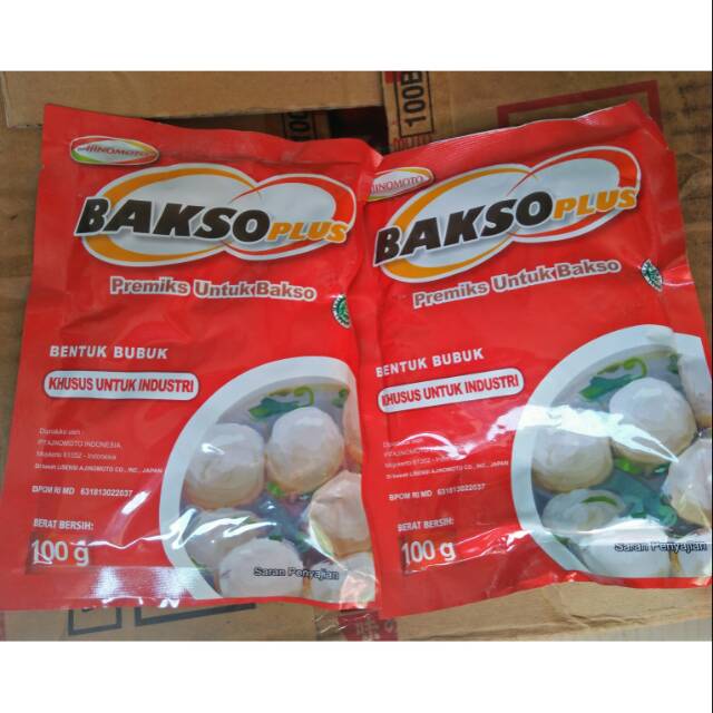 

Premix Baksoplus Kemasan 100 Gram