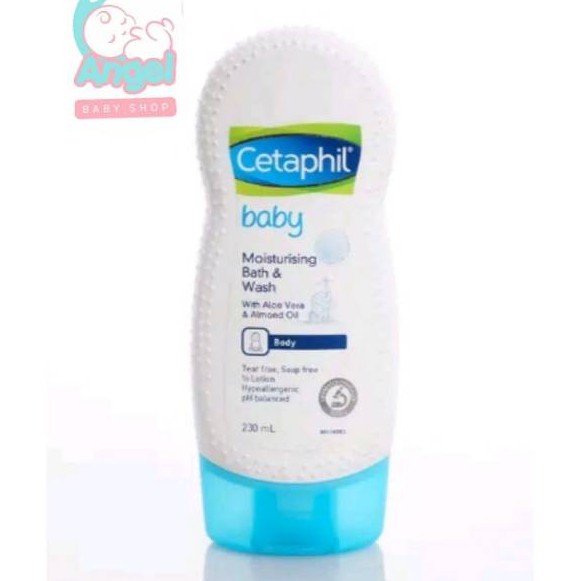 Cetaphil baby moist bath  &amp; wash 230 ml