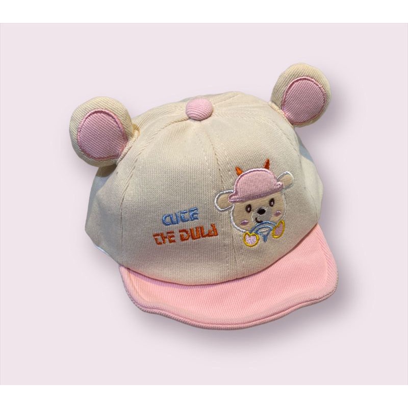 TOPI IMPORT 3D BORDIR CUTE THE COW