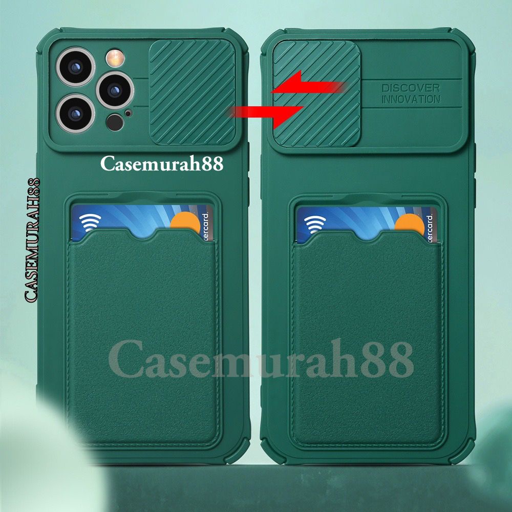 Jual Soft Case Macaron Slide Camera Slot Card Holder Xiaomi Redmi 9a