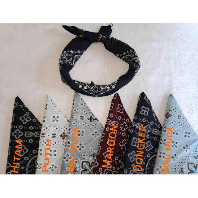 Bandana Retro Murahslayermasker Shopee Indonesia 