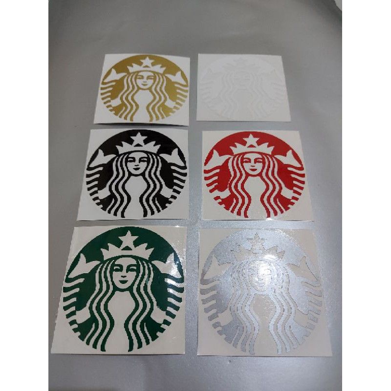 

stiker Starbucks stiker cutting
