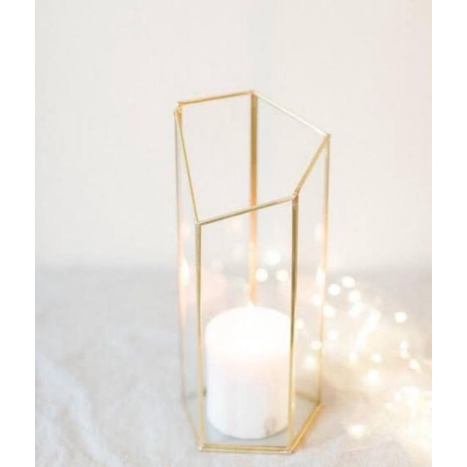 lentera lilin Large / terrarium lilin / tempat lilin