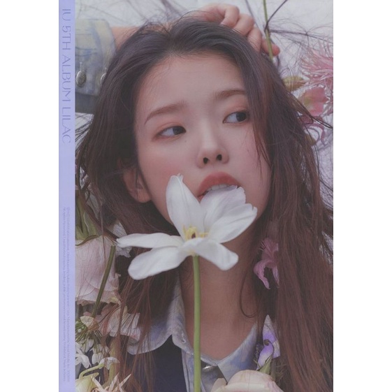 Poster OFFICIAL IU 5TH Album Lilac Ver.HILAC