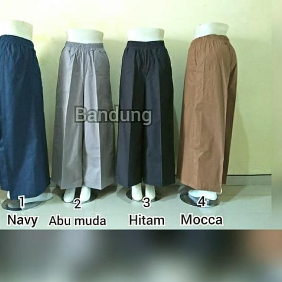 ✰ Celana Kulot wanita bahan katun / kulot strech ➱