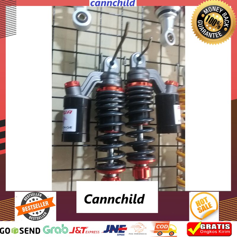 Shock showa ulir grey uk 280 320 dan 340 untuk smua motor bebek matic double [Termurah Produk Origin