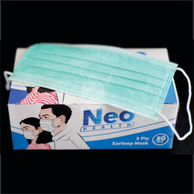  Masker  Neo  3ply Earloop Neo  Hijab  HeadLoop Shopee 