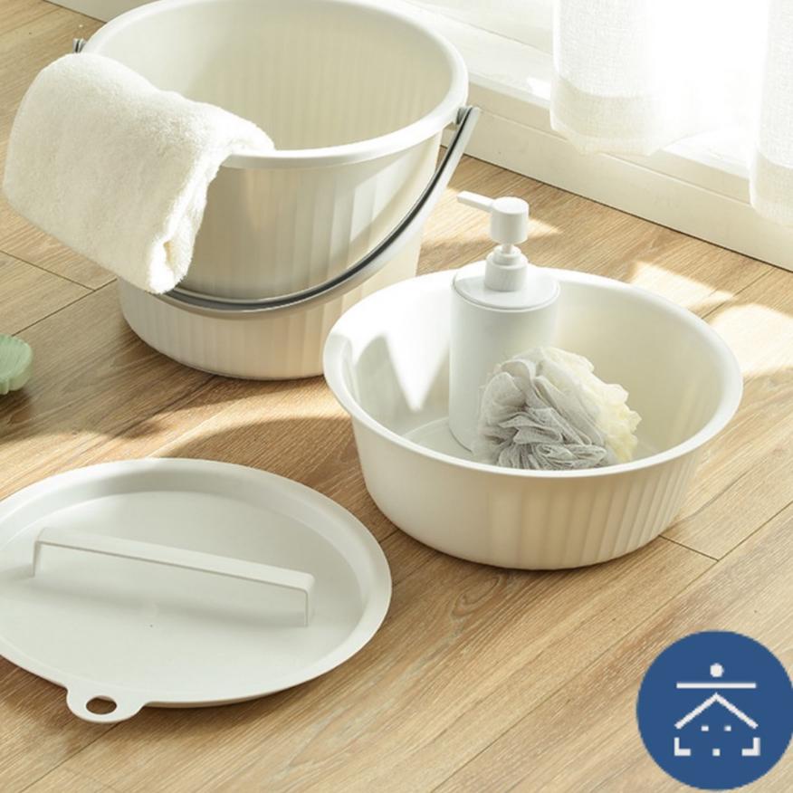 ☪ Ember Plastik Murah Premium Besar Kecil Jumbo Estetik Aesthetic Baskom Import Putih Serbaguna Mult