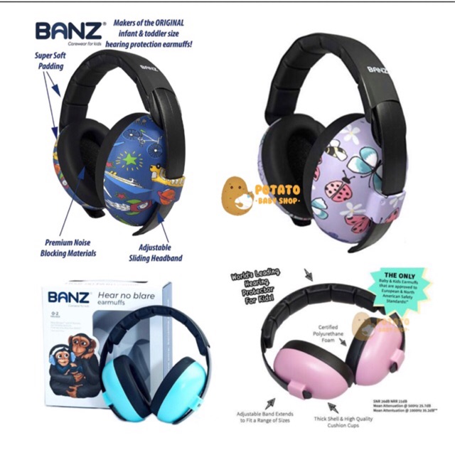 Baby Banz Mini Earmuff (0-2y)/ Penutup Telinga Anak