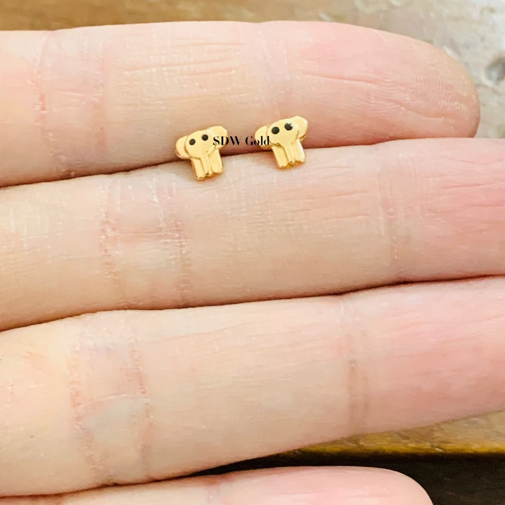 Anting Tusuk Emas Elephant 8K 375 - SDW Gold -