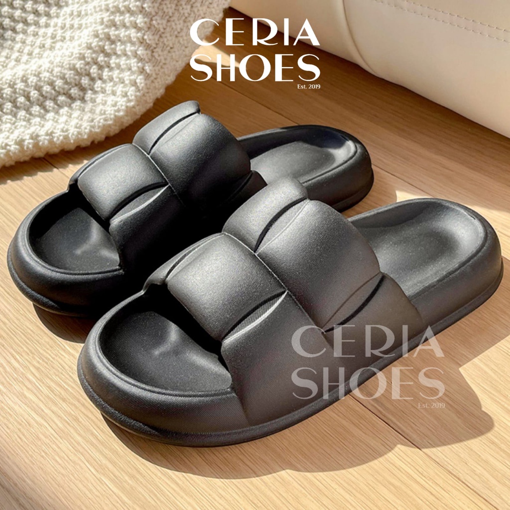 PVC Sandal Jelly Korean Import Jelly Soft Slipper Anti Slip Elastic Empuk