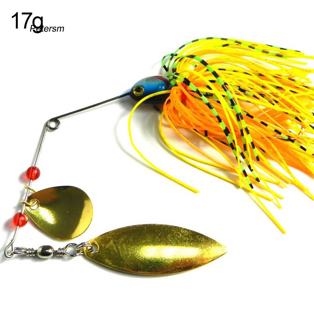 PTSM_Willow Blade Spinner Bait Buzzbait Fishing Lures Bass Tackle Hook Crankbait