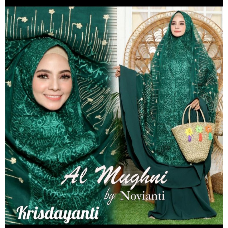 mukena brukat Krisdayanti