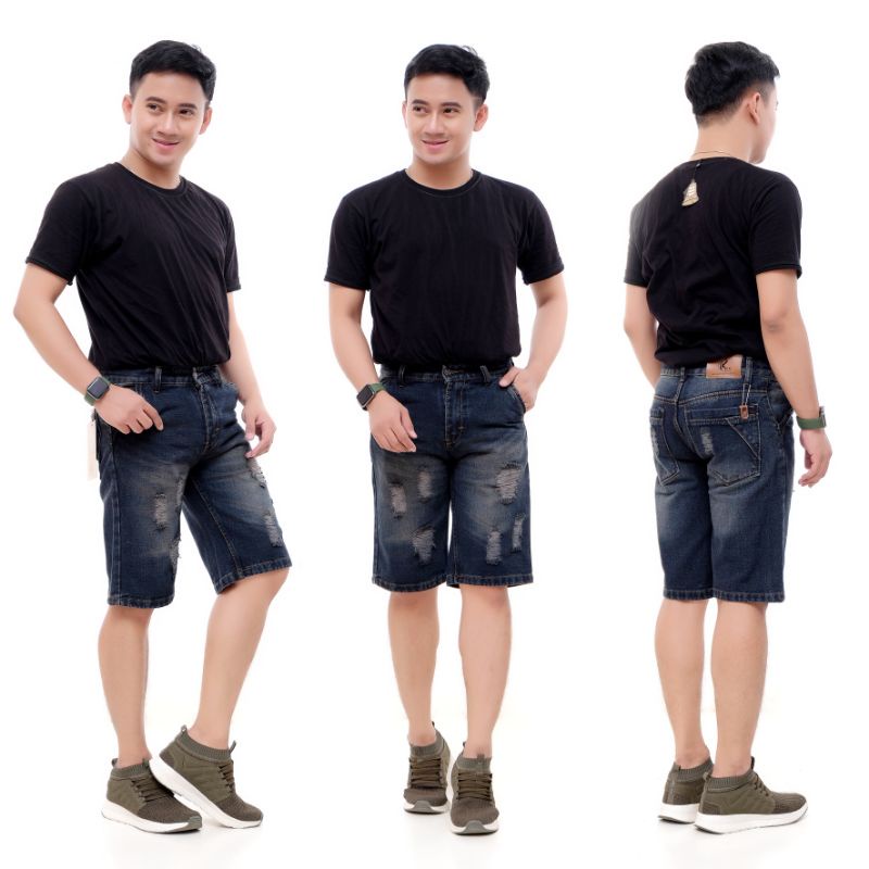 PENDEK JEANS STANDAR // PENDEK REGULAR PRIA 27 SAMPAI 38