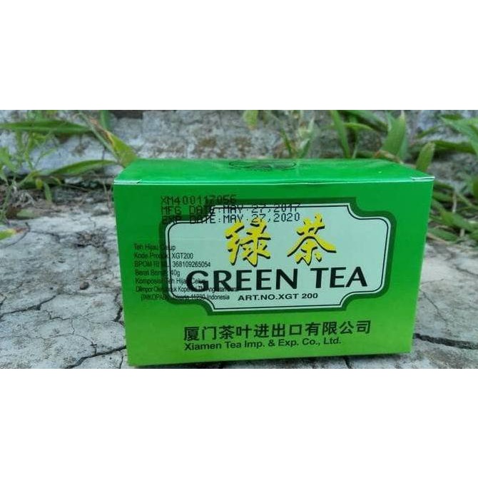 

[[BISA COD]] Green Tea Xiamen Teh Hijau Minuman Sehat Antioxidant Import Celup STOK TERBATAS Kode