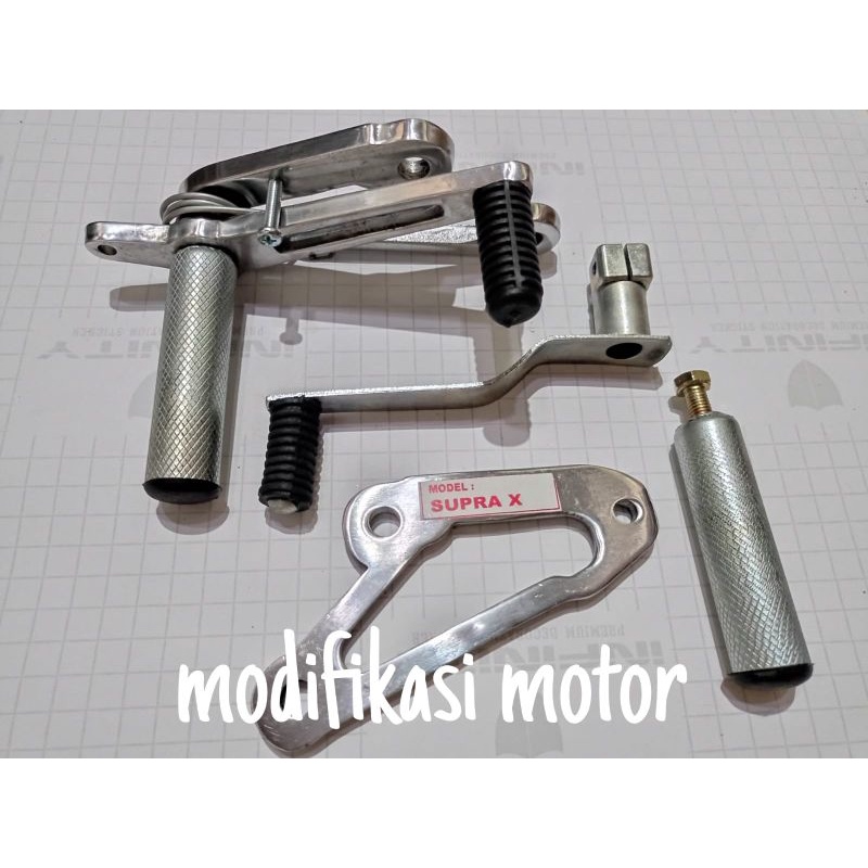 Underbone Supra X Lama / Supra X 125, Cukilan Gigi Supra 100cc, Supra Fit Lama, footstep supra fit n