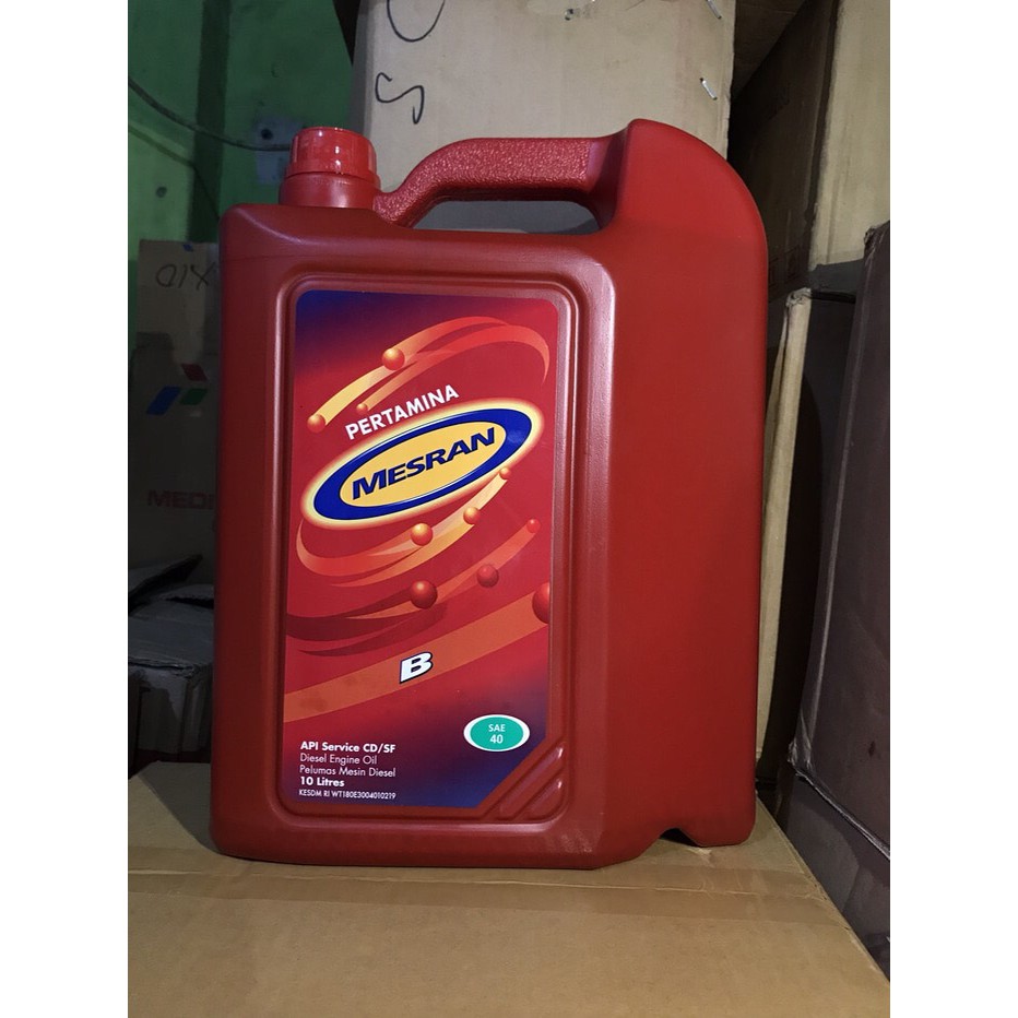 Promo Oli pertamina diesel mesran B sae 40 isi 10 liter terlaris idola