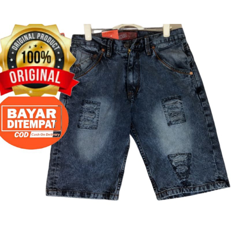 CELANA JEANS PENDEK PRIA ORIGINAL HUGO BLESS// CELANA JEANS PRIA DISTRO// CELANA JEANS COWOK