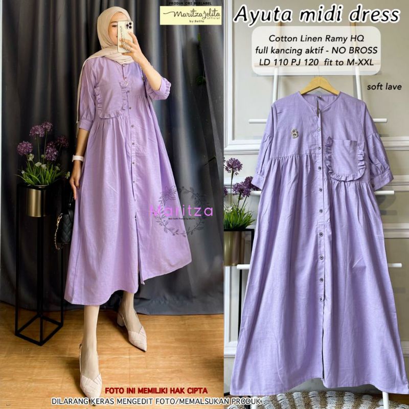 Ayuta midi dress