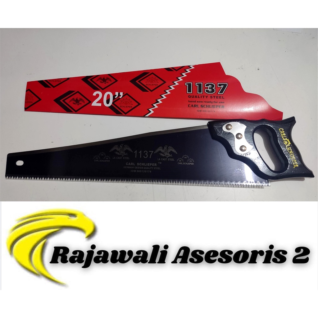 Gergaji Kayu gagang Kayu Carl Schlieper 20 Inch Cap Mata