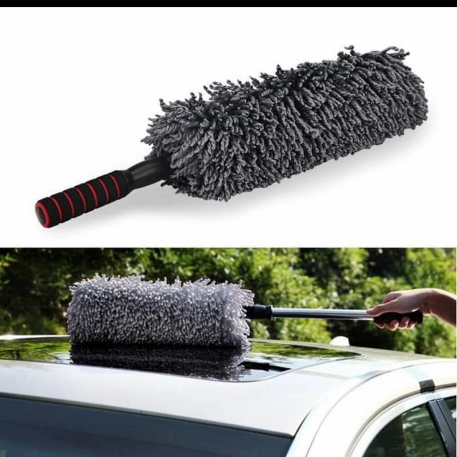 Kemoceng Microfiber Telescopic Car | Pembersih Debu Duster Mobil