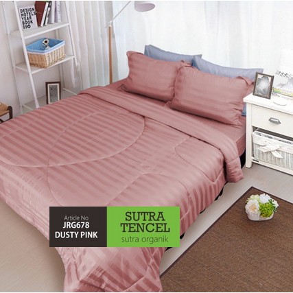 Sprei Tencel Sutra Seprai Sutra Sprei Tencel Premium Free Elastic Lock Sprei Lebih Kencang