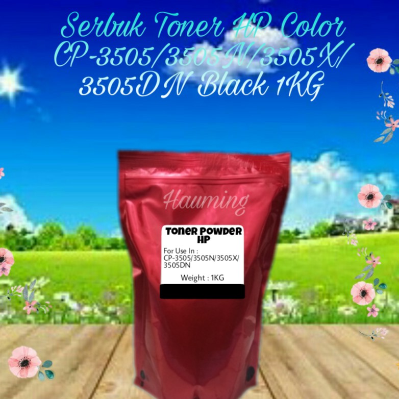 Serbuk Toner HP 501A CP3505DN CP3505D CP3505X CP-3505 3505DN 3505D 3505X Q6470A Black 1kg